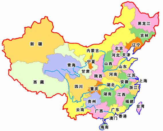 中国分为几个省