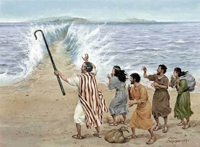 摩西分海的传说