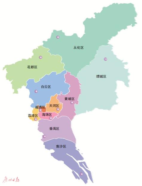 广州市区是哪个区的相关图片